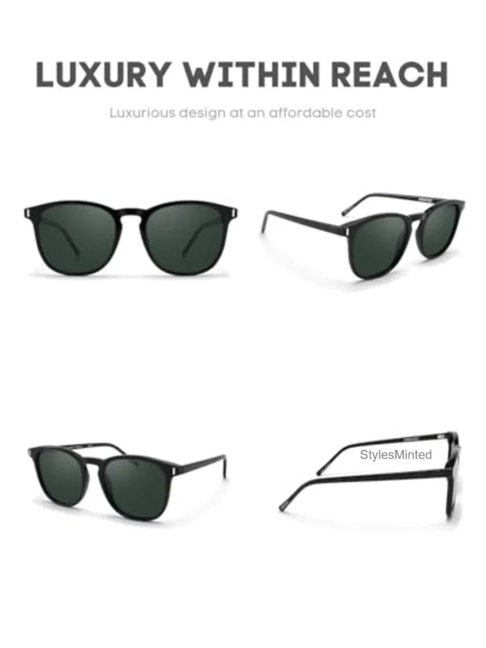 XXL Oversized Polarized Sunglasses for Men with TR90 Frame